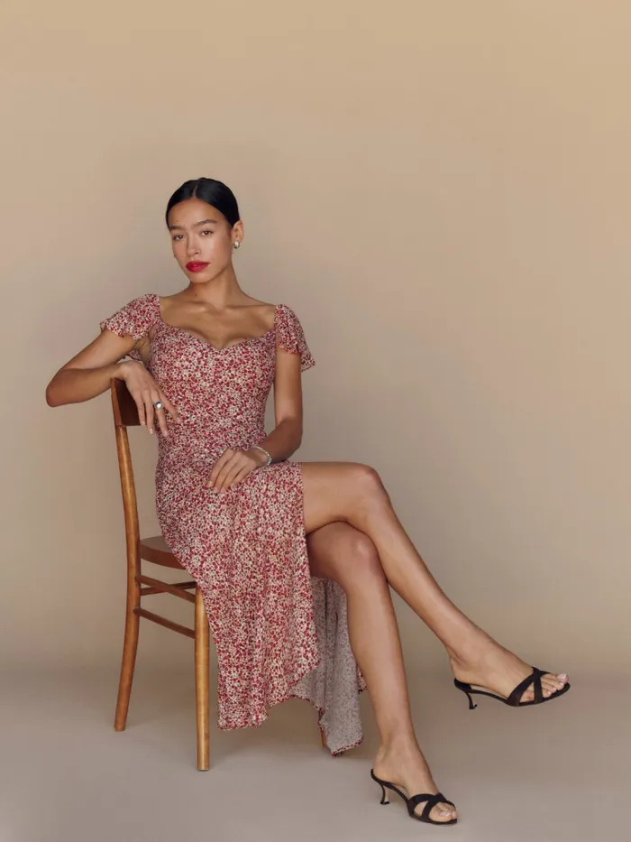 Reformation Dresses Baxley Dress La Vie En Rose 8211 Women Reformation Dresses Baxley Dress La Vie En Rose 8211 Women