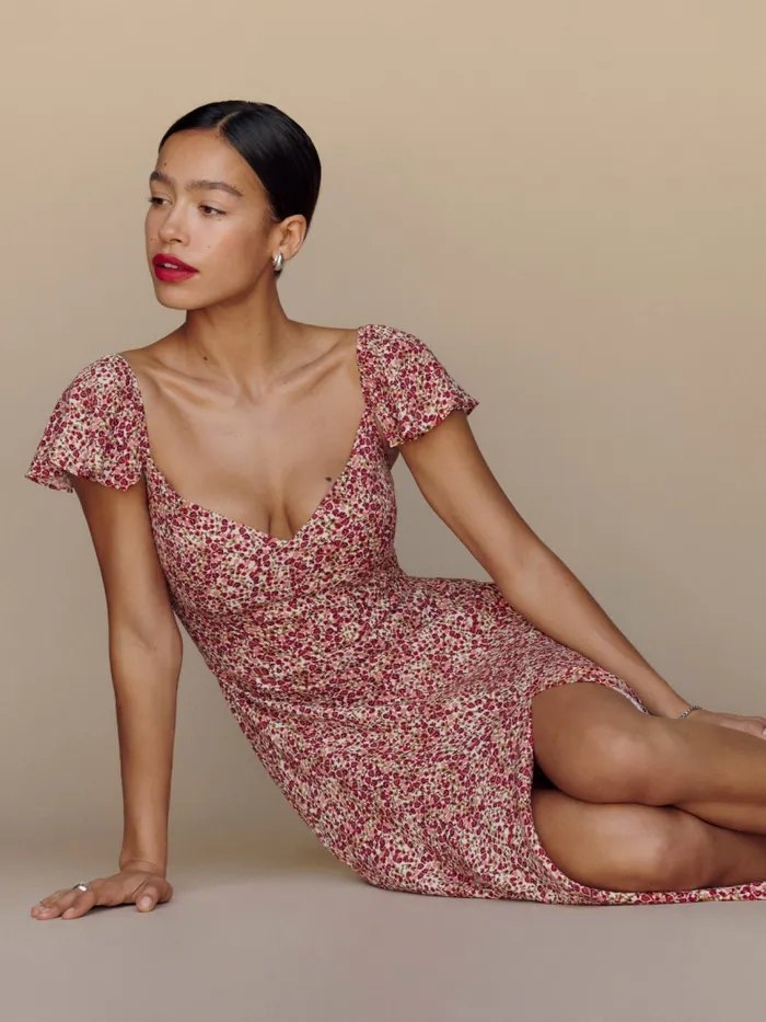 Reformation Dresses Baxley Dress La Vie En Rose 8211 Women Reformation Dresses Baxley Dress La Vie En Rose 8211 Women
