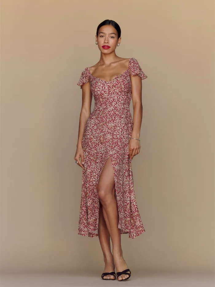 Reformation Dresses Baxley Dress La Vie En Rose 8211 Women Reformation Dresses Baxley Dress La Vie En Rose 8211 Women