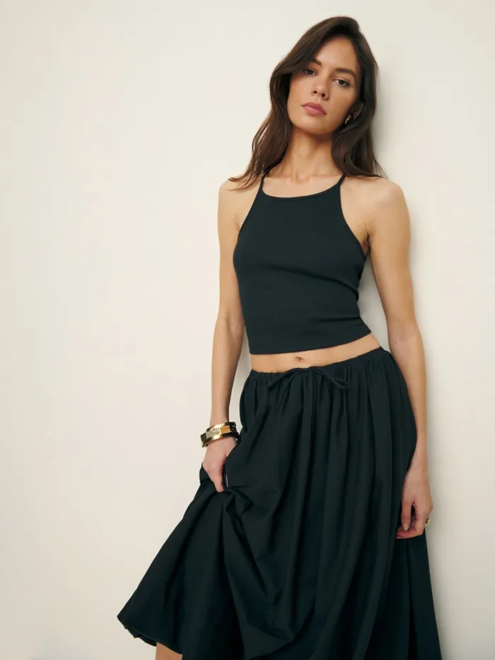 Reformation Dresses Cassandra Two Piece Black 8211 Women Reformation Dresses Cassandra Two Piece Black 8211 Women