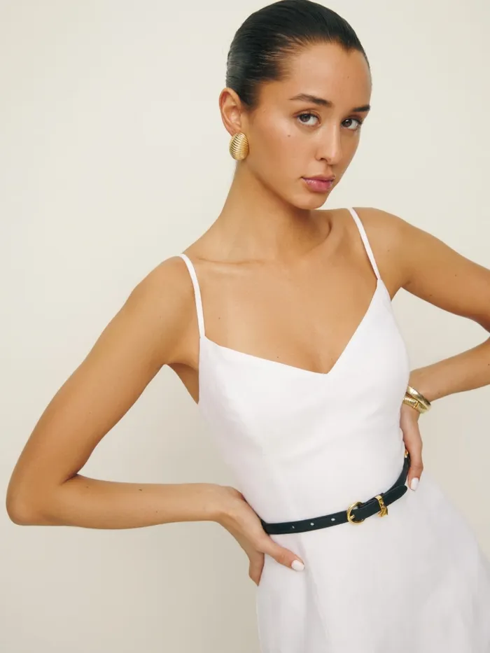 Reformation Dresses Holt Linen Dress White 8211 Women Reformation Dresses Holt Linen Dress White 8211 Women
