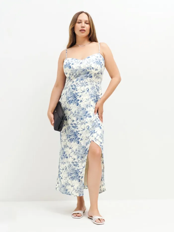 Reformation Dresses Kourtney Dress Es Pompadour 8211 Women