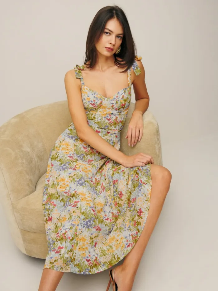 Reformation Dresses Nadira Dress Countryside 8211 Women