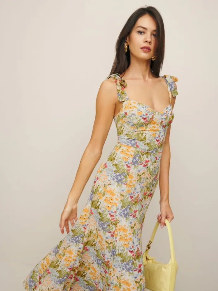 Reformation Dresses Nadira Dress Countryside 8211 Women Reformation Dresses Nadira Dress Countryside 8211 Women