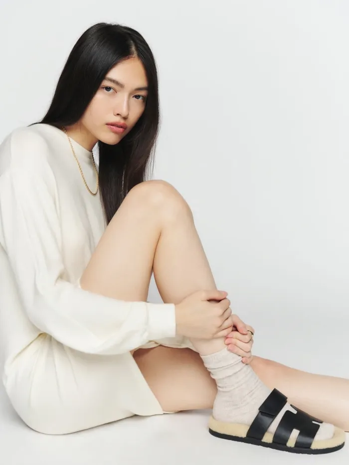 Reformation Dresses Radlee Knit Dress Fior Di Latte 8211 Women