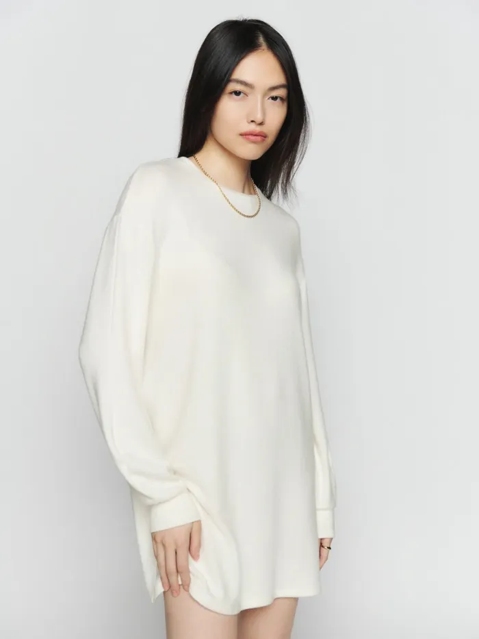 Reformation Dresses Radlee Knit Dress Fior Di Latte 8211 Women Reformation Dresses Radlee Knit Dress Fior Di Latte 8211 Women