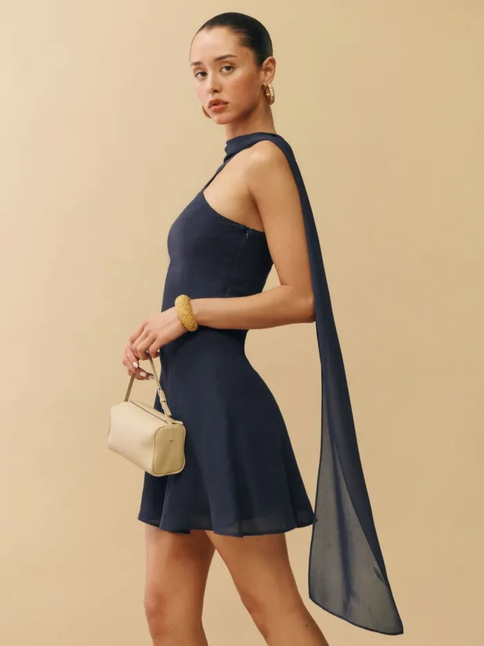 Reformation Dresses Rossi Dress Midnight 8211 Women