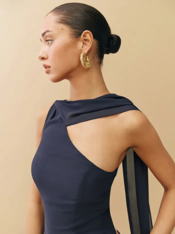 Reformation Dresses Rossi Dress Midnight 8211 Women Reformation Dresses Rossi Dress Midnight 8211 Women