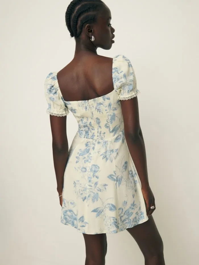 Reformation Dresses Suzette Dress Courtier 8211 Women Reformation Dresses Suzette Dress Courtier 8211 Women