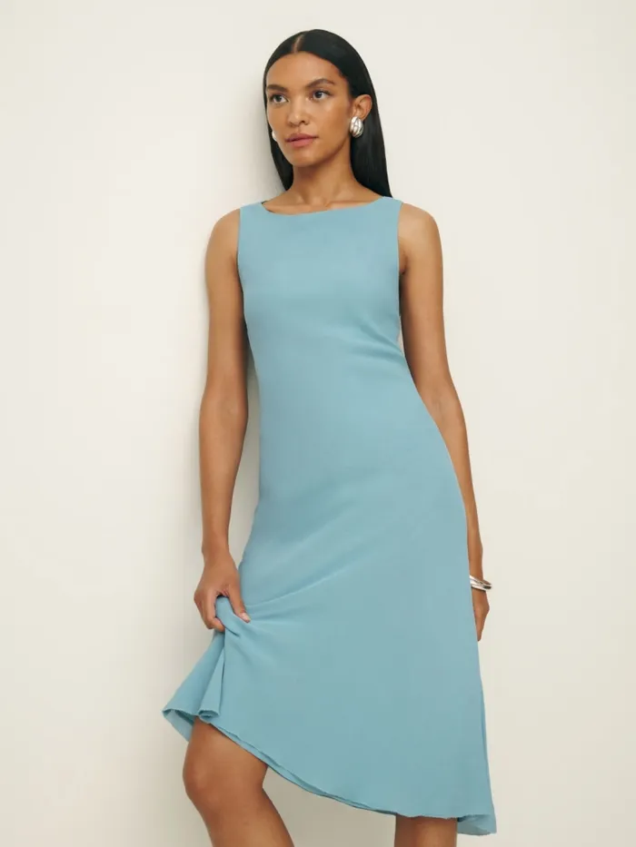 Reformation Dresses Topanga Dress Turquoise 8211 Women