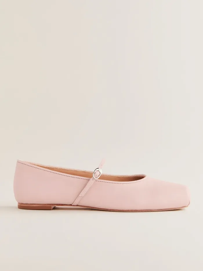 Reformation Flats Mariella Mary Jane Ballet Flat Alabaster Leather 8211 Women Reformation Flats Mariella Mary Jane Ballet Flat Alabaster Leather 8211 Women