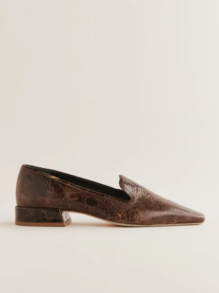 Reformation Flats Tristan Loafer Brandy Brown 8211 Women Reformation Flats Tristan Loafer Brandy Brown 8211 Women
