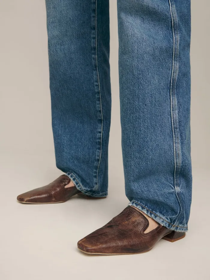 Reformation Flats Tristan Loafer Brandy Brown 8211 Women Reformation Flats Tristan Loafer Brandy Brown 8211 Women