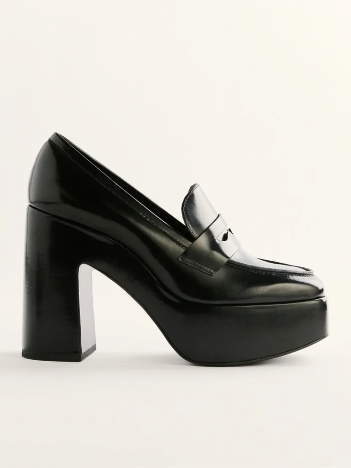 Reformation Heels Lolita Platform Loafer Black 8211 Women Reformation Heels Lolita Platform Loafer Black 8211 Women