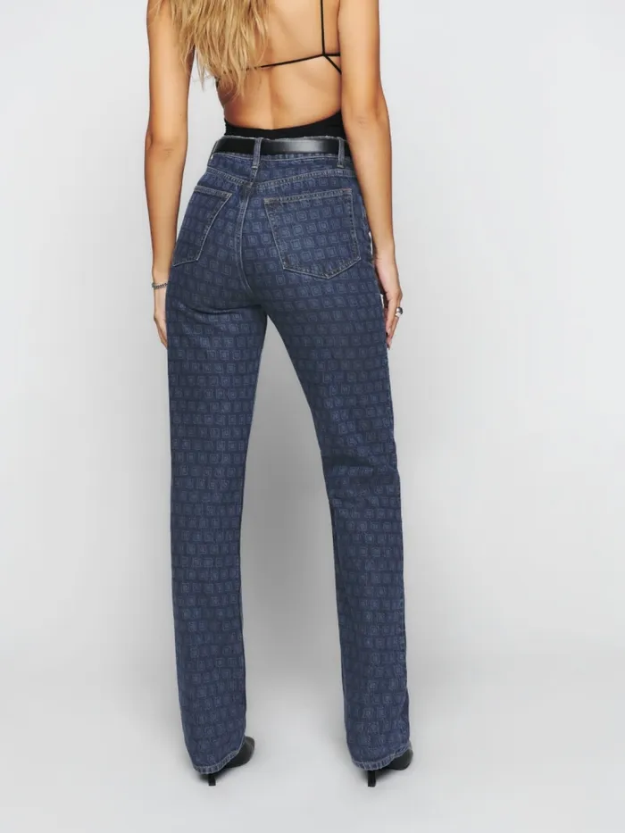 Reformation Jeans Cynthia High Rise Straight Long Jeans Disco 8211 Women Reformation Jeans Cynthia High Rise Straight Long Jeans Disco 8211 Women
