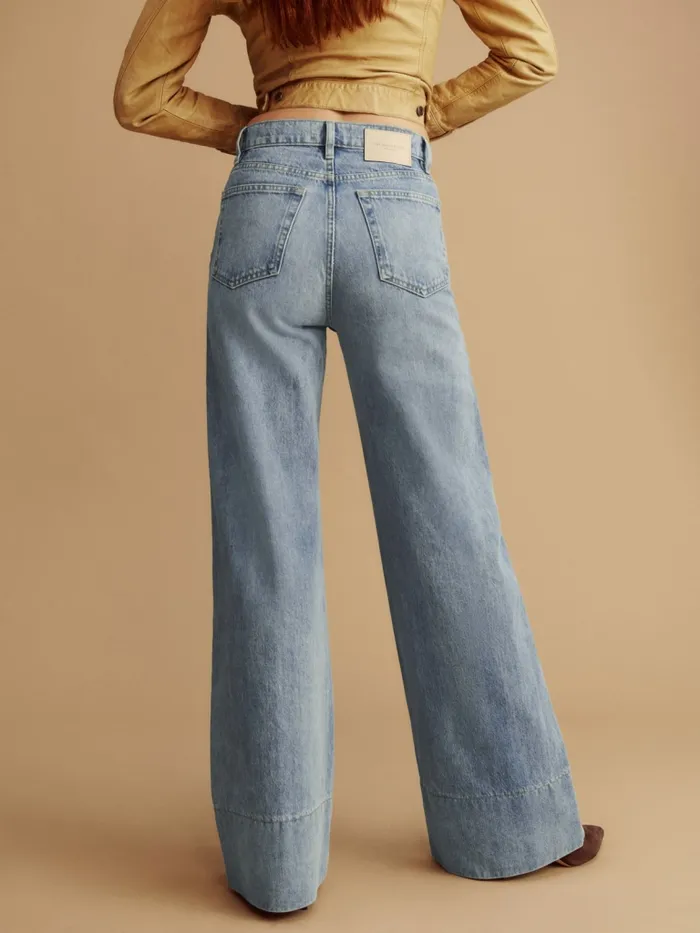 Reformation Jeans Juniper High Rise Wide Leg Jeans Marin 8211 Women Reformation Jeans Juniper High Rise Wide Leg Jeans Marin 8211 Women