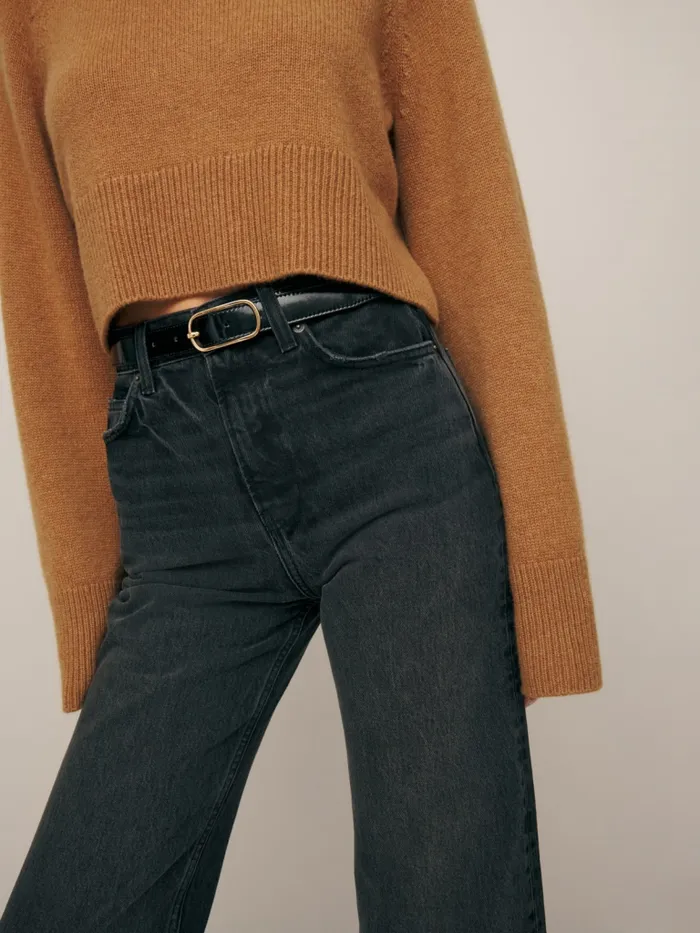 Reformation Jeans Wilder High Rise Wide Leg Cropped Jeans Trinity 8211 Women Reformation Jeans Wilder High Rise Wide Leg Cropped Jeans Trinity 8211 Women