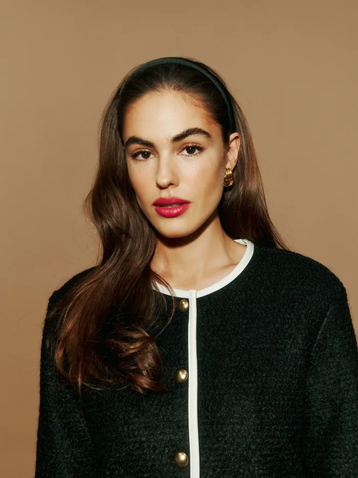 Reformation Outerwear Dale Cropped Jacket Black 8211 Women