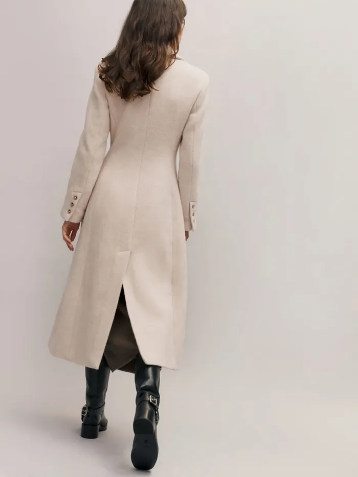 Reformation Outerwear Oscar Nipped Waist Coat Cream 8211 Women Reformation Outerwear Oscar Nipped Waist Coat Cream 8211 Women