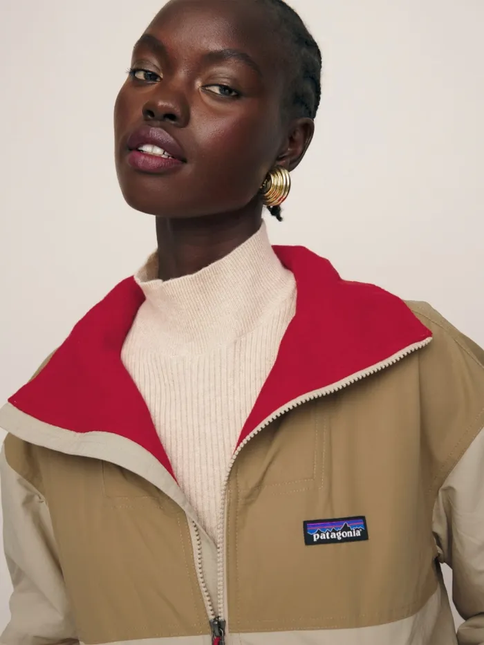 Reformation Outerwear Patagonia W039s Shelled Synch Jacket Tinamou Tan 8211 Women