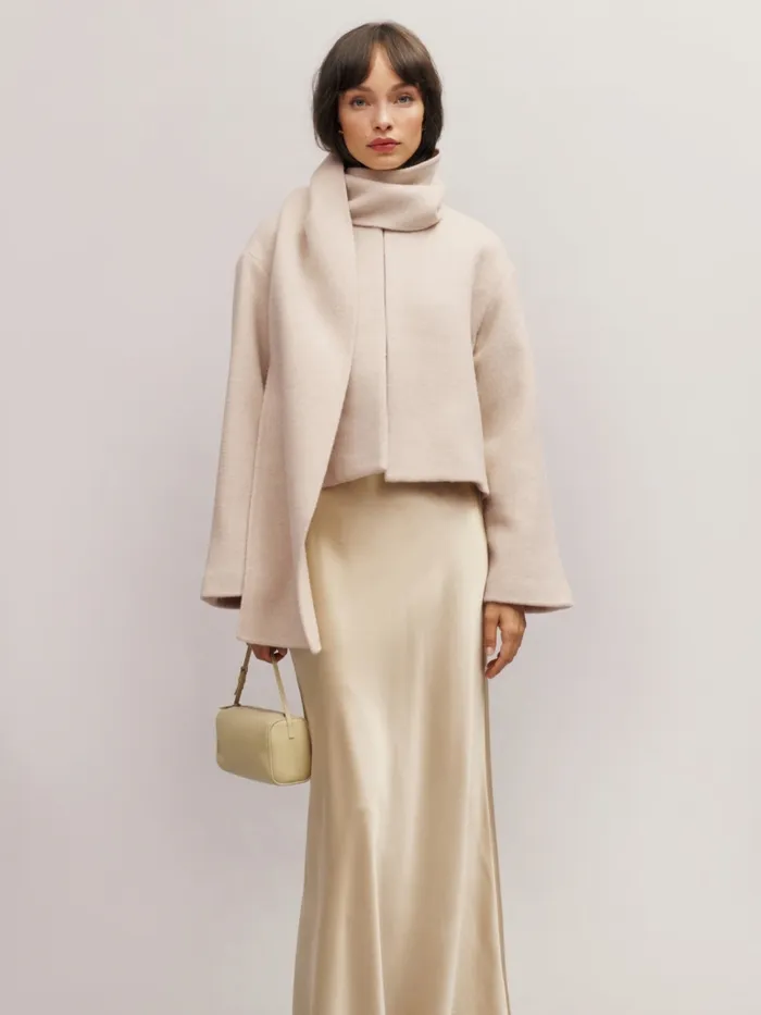 Reformation Outerwear Porter Cropped Jacket Cream 8211 Women Reformation Outerwear Porter Cropped Jacket Cream 8211 Women