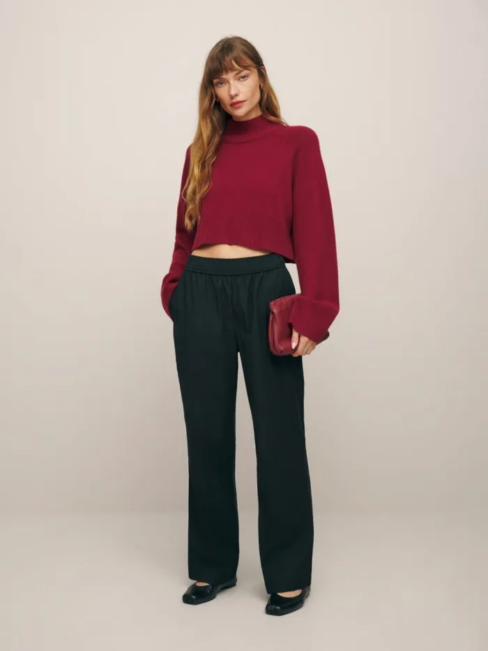Reformation Pants Juno Pant Black 8211 Women