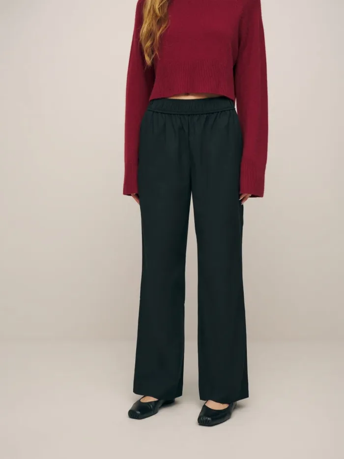 Reformation Pants Juno Pant Black 8211 Women