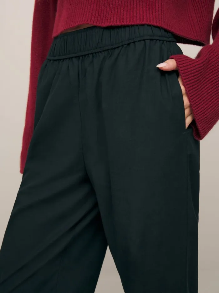 Reformation Pants Juno Pant Black 8211 Women