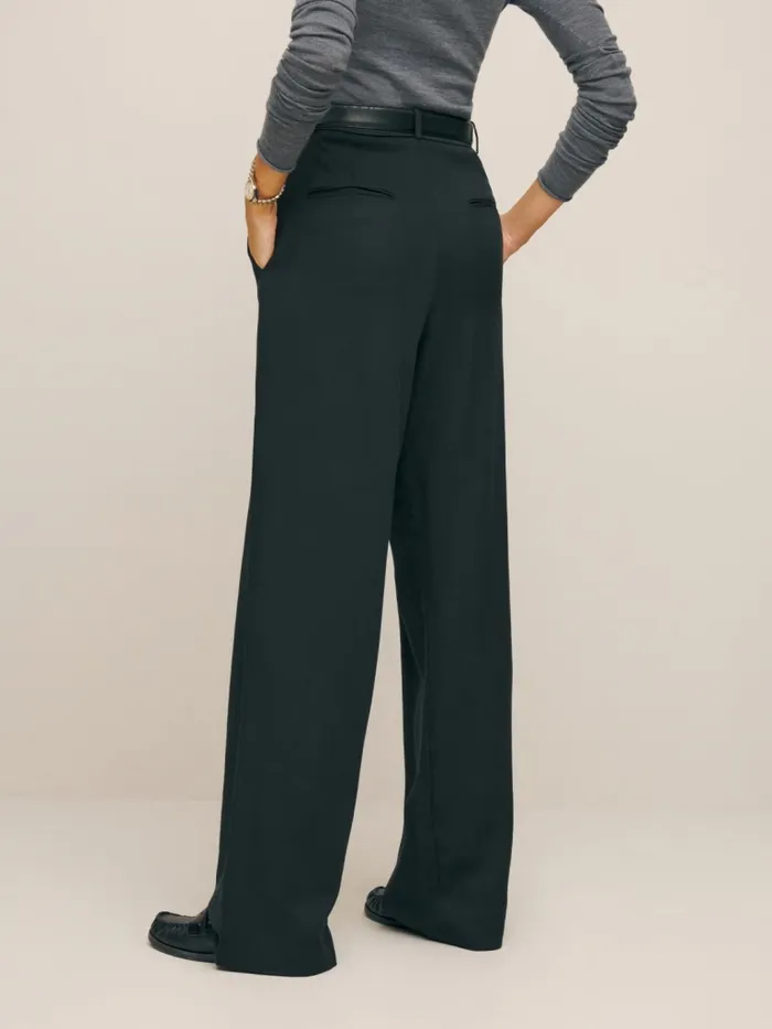 Reformation Pants Petites Mason Pant Black 8211 Women