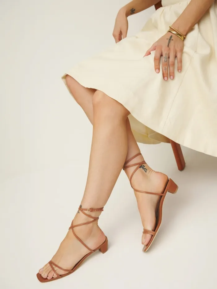 Reformation Sandals Alice Heeled Sandal Pecan 8211 Women Reformation Sandals Alice Heeled Sandal Pecan 8211 Women