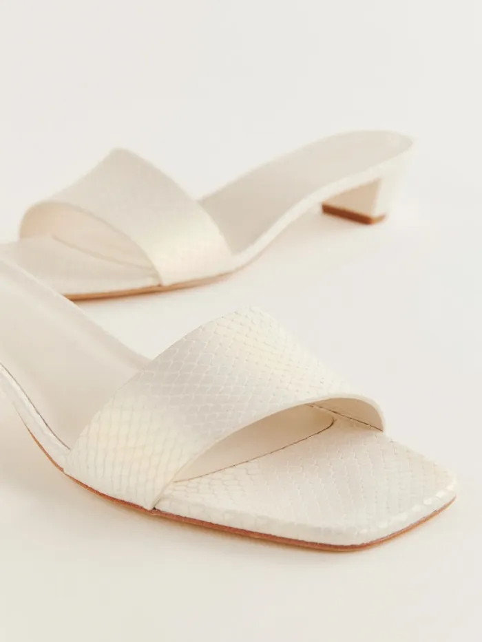 Reformation Sandals Christina Heeled Sandal Almond Snake Emboss 8211 Women Reformation Sandals Christina Heeled Sandal Almond Snake Emboss 8211 Women