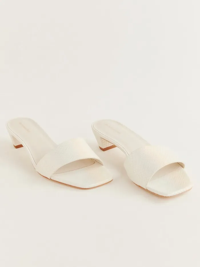 Reformation Sandals Christina Heeled Sandal Almond Snake Emboss 8211 Women Reformation Sandals Christina Heeled Sandal Almond Snake Emboss 8211 Women