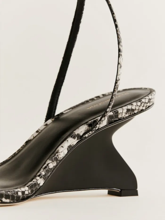 Reformation Sandals Emilia Wedge Sandal Roccia Snake 8211 Women Reformation Sandals Emilia Wedge Sandal Roccia Snake 8211 Women