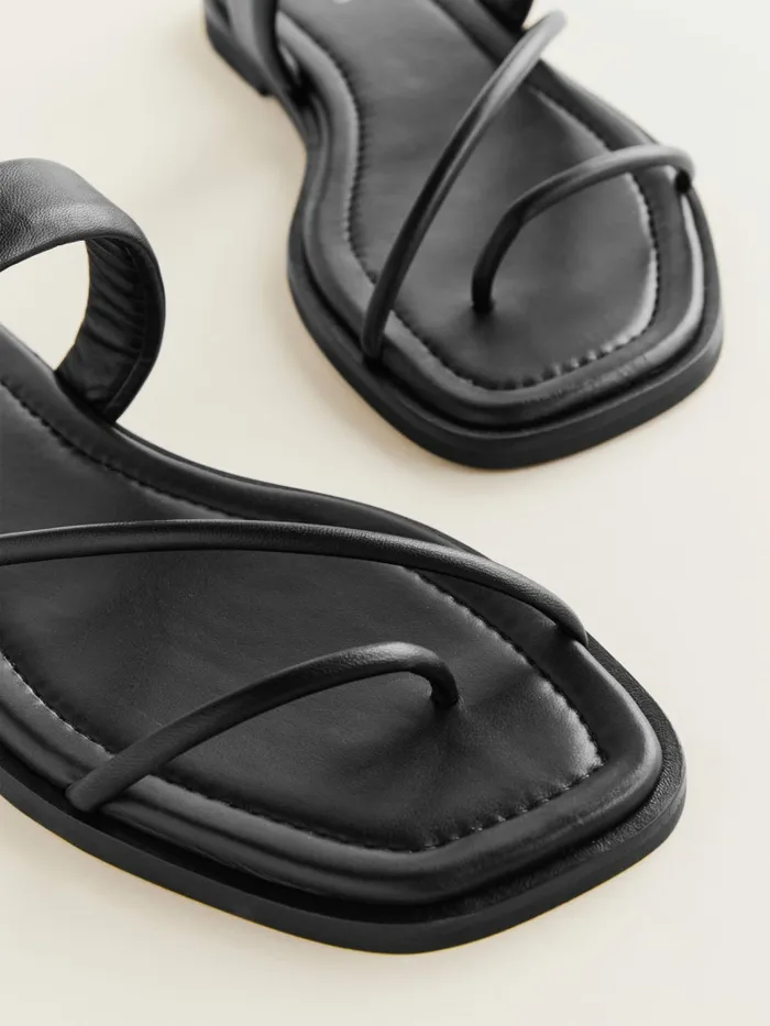Reformation Sandals Laurel Tubular Sandal Black Leather 8211 Women Reformation Sandals Laurel Tubular Sandal Black Leather 8211 Women