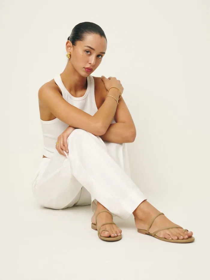 Reformation Sandals Ludo Toe Ring Strappy Flat Sandal Cerignola Leather 8211 Women Reformation Sandals Ludo Toe Ring Strappy Flat Sandal Cerignola Leather 8211 Women