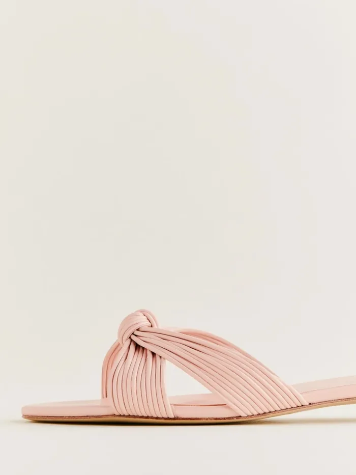 Reformation Sandals Peridot Mignon Knot Flat Sandal Rosewater Leather 8211 Women Reformation Sandals Peridot Mignon Knot Flat Sandal Rosewater Leather 8211 Women