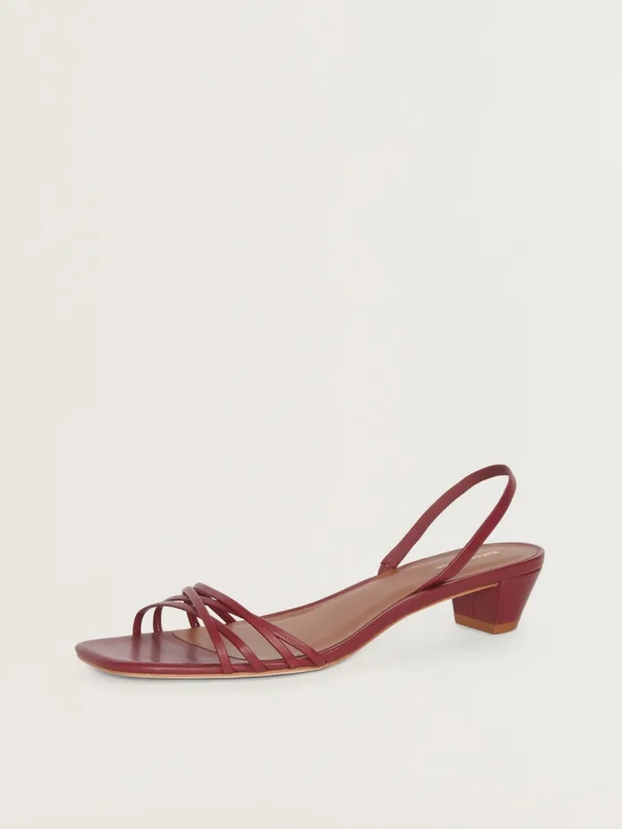 Reformation Sandals Wiley Heeled Sandal Brick Red Leather 8211 Women Reformation Sandals Wiley Heeled Sandal Brick Red Leather 8211 Women