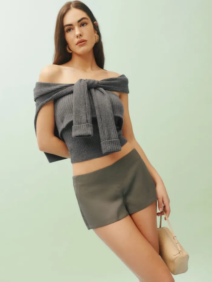 Reformation Shorts June Short Poppyseed 8211 Women