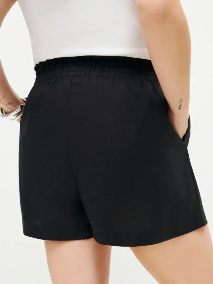 Reformation Shorts Mila Linen Short Es Black 8211 Women Reformation Shorts Mila Linen Short Es Black 8211 Women