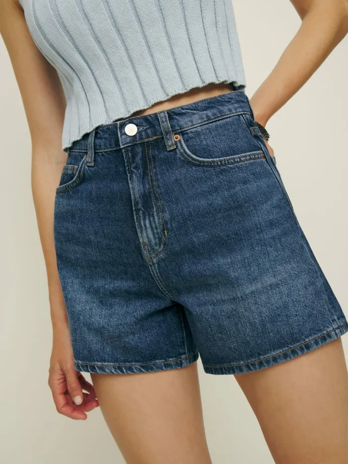 Reformation Shorts Wilder High Rise Relaxed Jean Shorts Donner 8211 Women