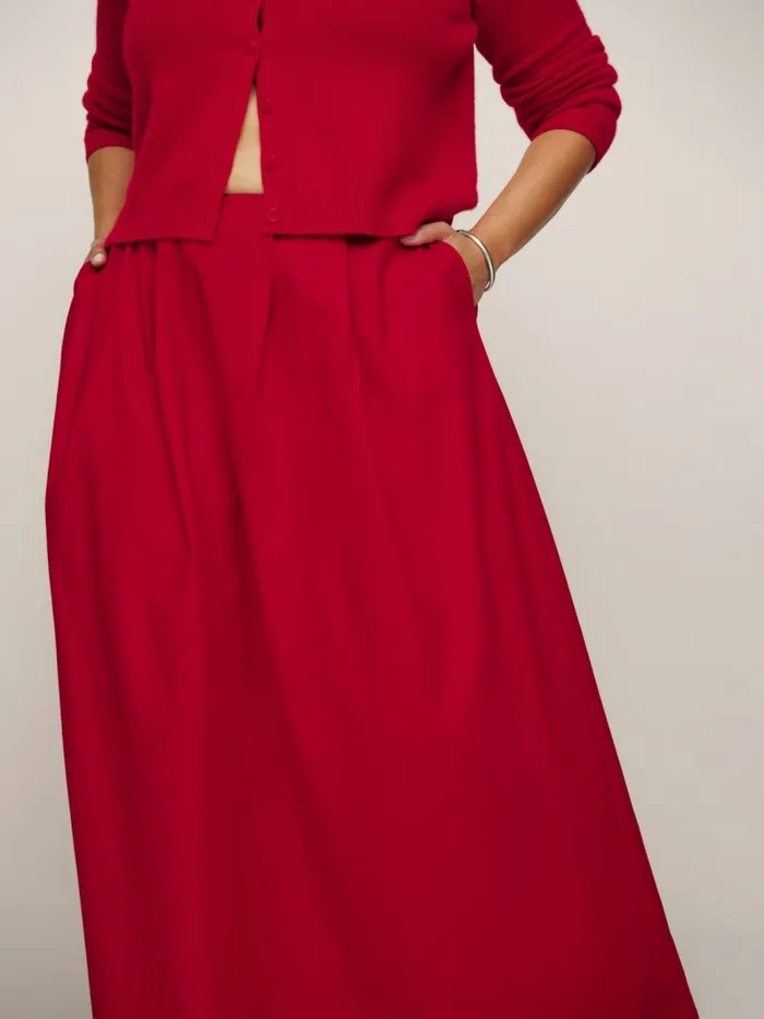 Reformation Skirts Lucy Skirt Es Lipstick 8211 Women