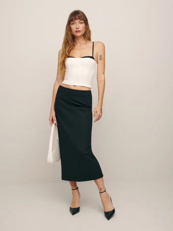 Reformation Skirts Nala Skirt Black 8211 Women
