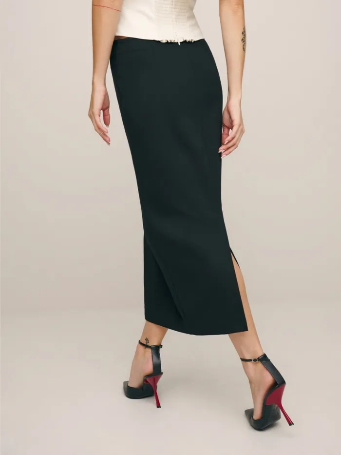 Reformation Skirts Nala Skirt Black 8211 Women