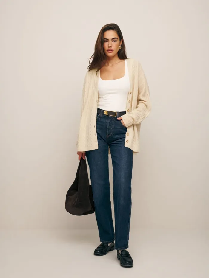 Reformation Sweaters Giusta Oversized Cashmere Cardigan Eco Beige 8211 Women Reformation Sweaters Giusta Oversized Cashmere Cardigan Eco Beige 8211 Women