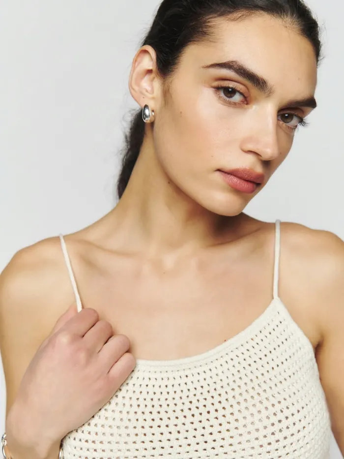 Reformation Sweaters Linda Cotton Open Back Tank Fior Di Latte 8211 Women Reformation Sweaters Linda Cotton Open Back Tank Fior Di Latte 8211 Women