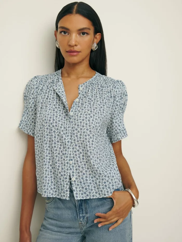 Reformation Tops Adeline Top Byron 8211 Women