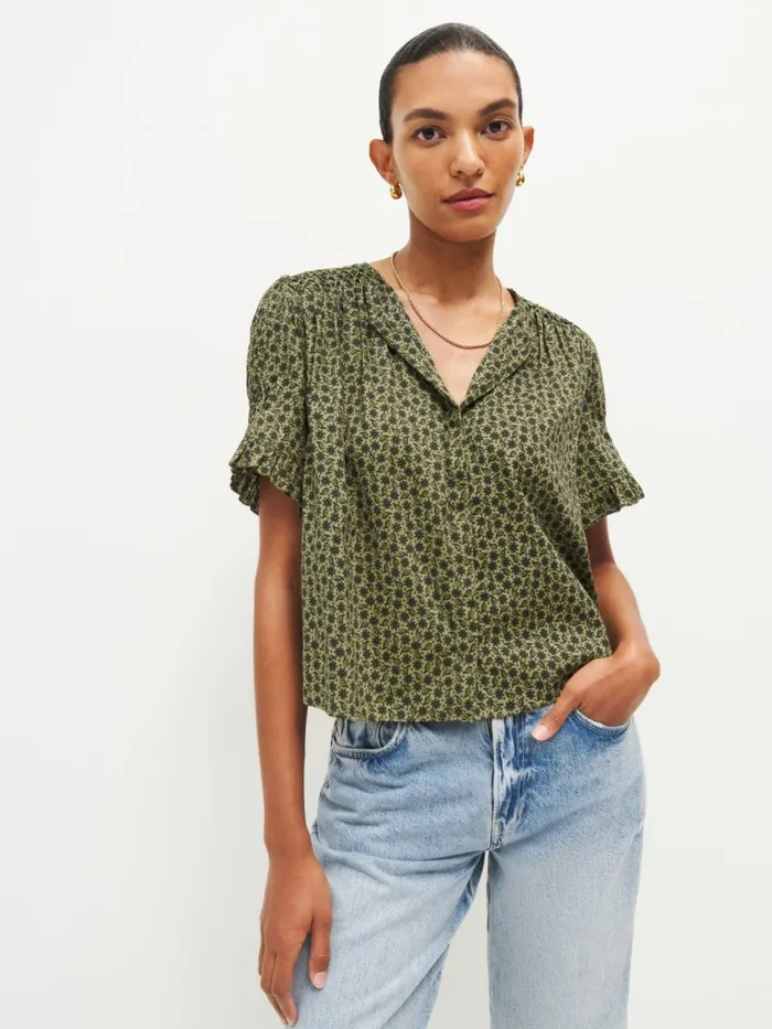 Reformation Tops Adeline Top Dandy 8211 Women