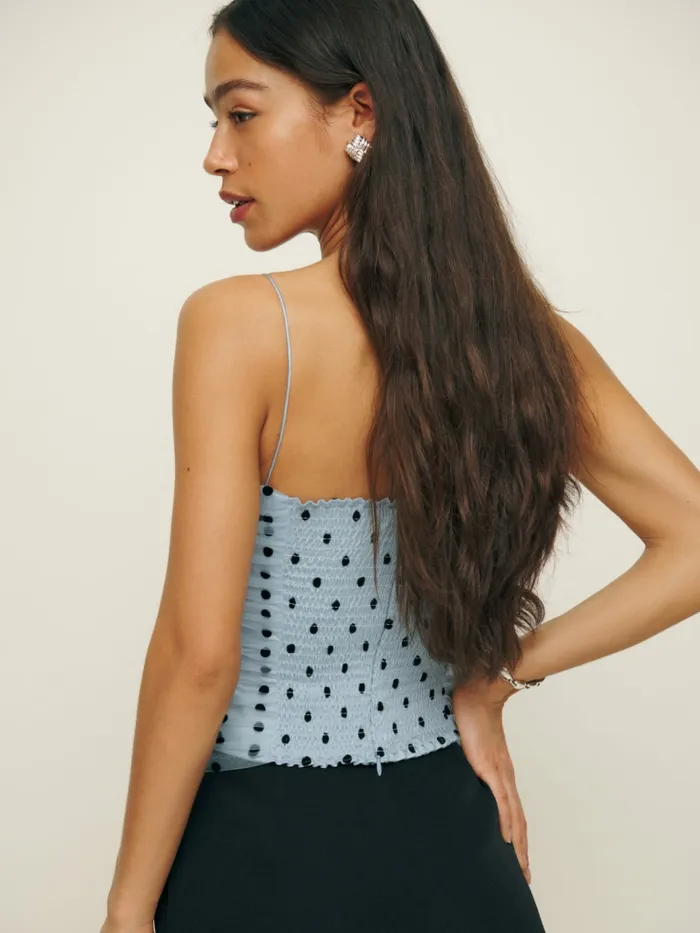 Reformation Tops Amber Top Mineral Dot 8211 Women Reformation Tops Amber Top Mineral Dot 8211 Women