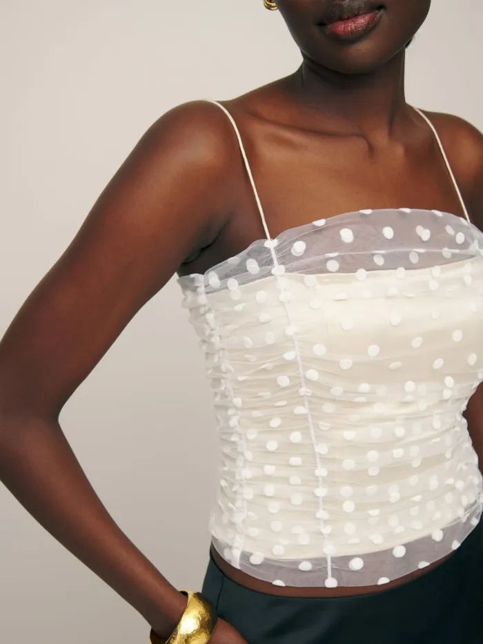 Reformation Tops Amber Top White 8211 Women