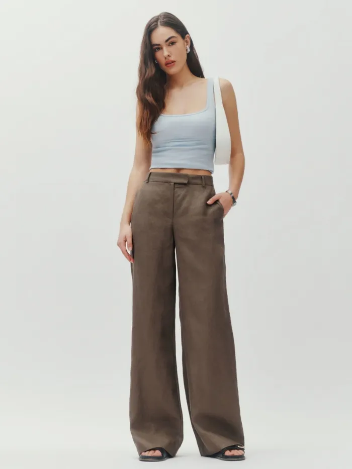 Reformation Tops Florence Knit Tank Mineral 8211 Women Reformation Tops Florence Knit Tank Mineral 8211 Women